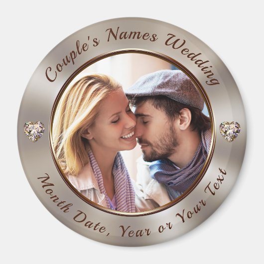 Billige Gastgeschenke Hochzeiten für Gäste oder Br Magnet (Vorne)