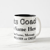 Billige Geschenke für Reisebusse, PERSONALISIERT,  Zweifarbige Tasse (VorderseiteRechts)