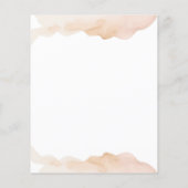 Billige Halloween Kuh Little Boo Baby Dusche einla Flyer (Hinten)