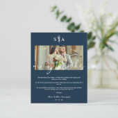 Billige Hochzeiten Foto Botanische Initials Vielen (Stehend Vorderseite)