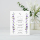 Billige Hochzeiten Lila Schattierungen Blume & Bra (Stehend Vorderseite)