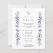 Billige Hochzeiten Lila Schattierungen Blume & Bra (Vorderseite)