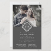 Billige Hochzeitsinitials Ornament Lace Ausgezeich (Vorderseite)