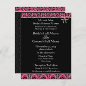 Billige Hochzeitskarten Einladungspostkarte (Vorne/Hinten)