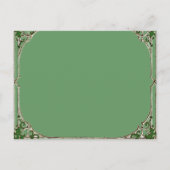 Billige Hochzeitskarten Einladungspostkarte (Rückseite)