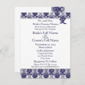 Billige Hochzeitskarten Einladungspostkarte (Vorne/Hinten)