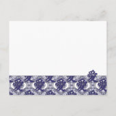 Billige Hochzeitskarten Einladungspostkarte (Rückseite)