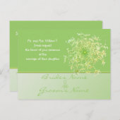 Billige Hochzeitskarten Einladungspostkarte (Vorne/Hinten)