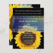 Billige Hochzeitskarten Einladungspostkarte (Vorne/Hinten)