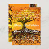 Billige Hochzeitskarten Einladungspostkarte (Vorne/Hinten)