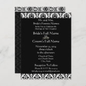 Billige Hochzeitskarten Einladungspostkarte (Vorne/Hinten)