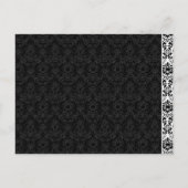 Billige Hochzeitskarten Einladungspostkarte (Rückseite)