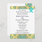 Billige Hochzeitskarten Einladungspostkarte (Vorne/Hinten)