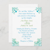 Billige Hochzeitskarten Einladungspostkarte (Vorne/Hinten)