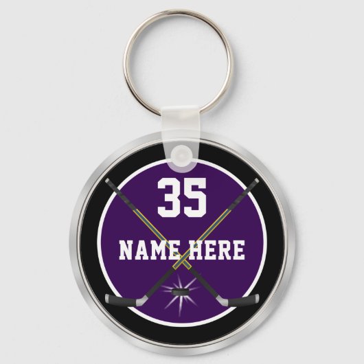 Billige Hockey-Schlüsselanhänger, Teamkollegen und Schlüsselanhänger (Vorderseite)