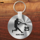 Billige Ideen für Baseball Team Geschenke NAME & N Schlüsselanhänger (Vorderseite)