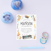 Billige Instrumentenmusik - Niedliche Musik Geburt Flyer (Einzeln)