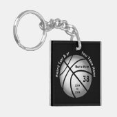 Billige kundenspezifische Basketballgeschenke für  Schlüsselanhänger (Vorderseite links)