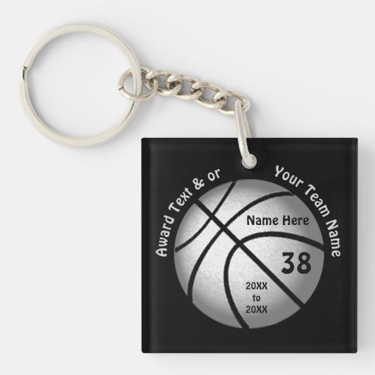 Billige kundenspezifische Basketballgeschenke für  Schlüsselanhänger (Vorderseite)