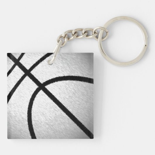 Billige kundenspezifische Basketballgeschenke für  Schlüsselanhänger (Rückseite)