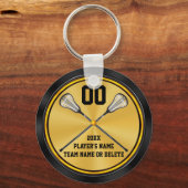 Billige Lacrosse-Geschenke, Lacrosse-Schlüsselanhä Schlüsselanhänger (Vorderseite)