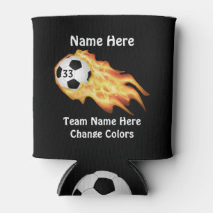 Billige lodernde Fußball-Team-Geschenke Dosenkühler