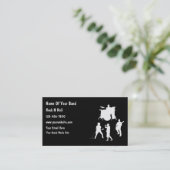 Billige Musiker-Band-Visitenkarten Visitenkarte (Stehend Vorderseite)