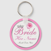 Billige PERSONALISIERTE Geschenkideen für Bride Schlüsselanhänger (Rückseite)