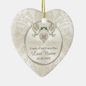 Billige personalisierte Hochzeits-Geschenke, die Keramik Ornament (Rechts)