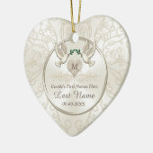 Billige personalisierte Hochzeits-Geschenke, die Keramik Ornament (Links)