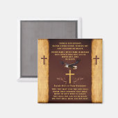 Billige religiöse Geschenke BULK, Gastgeschenke de Magnet (Vorderseite/Rückseite)