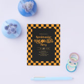 Billige Retro-Spooktacular-Halloween-Party Flyer (Einzeln)