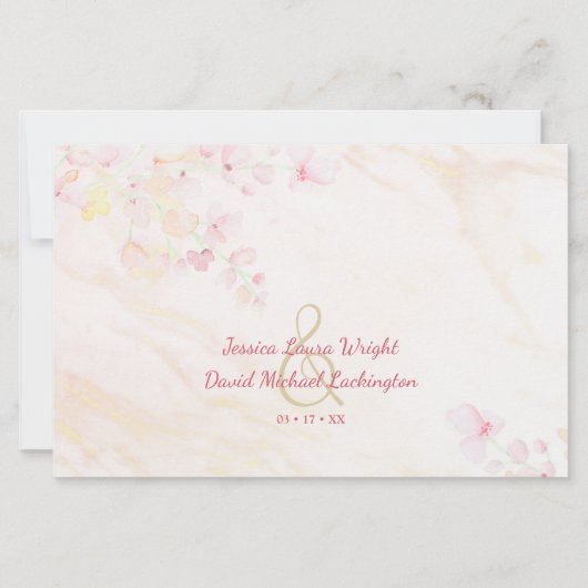 Billige romantische Hochzeiten in eleganten Wildbl (Vorderseite)