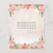 Billige Rose mit Flora Gold Rosa Prinzessin Quince Flyer (Hinten)