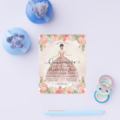 Billige Rose mit Flora Gold Rosa Prinzessin Quince Flyer (Einzeln)