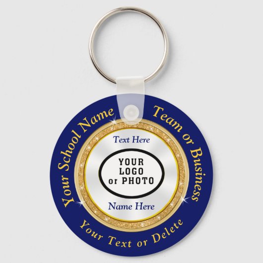 Billige Schlüsselanhänger in BULK, Ihr Bild, Text, (Vorderseite)