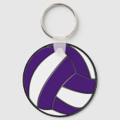 Billige Volleyball-Schlüsselanhänger Schlüsselanhänger (Rückseite)