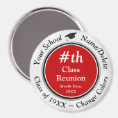 Billige Wiedersehen Geschenke, JEDES JAHR, FARBEN Magnet (Vorderseite/Rückseite)