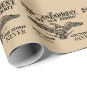 BILLIGEN 2. ÄNDERUNGSFEHLERPAPIER MIT GUN GESCHENKPAPIER (Rolleneckpunkt)