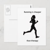 Billiger als eine Therapie Postkarte (Vorne/Hinten)