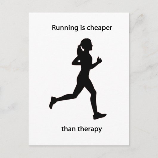 Billiger als eine Therapie Postkarte (Vorderseite)