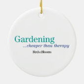 Billiger als Therapie Keramik Ornament (Hinten)