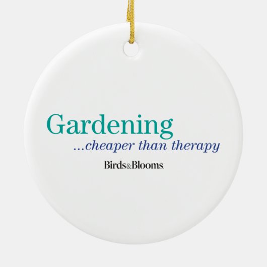 Billiger als Therapie Keramik Ornament (Hinten)