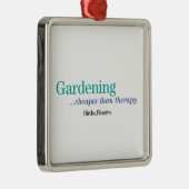 Billiger als Therapie Ornament Aus Metall (Rechts)