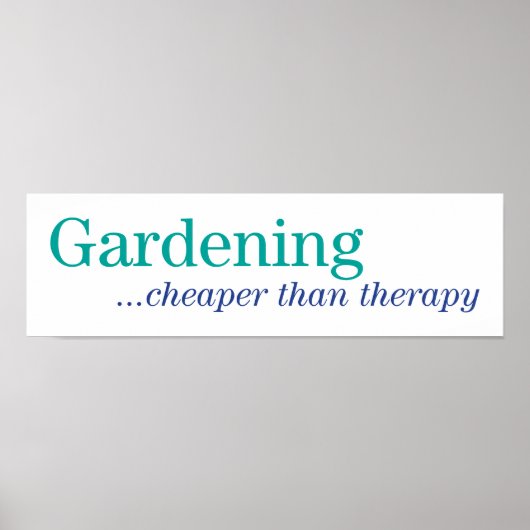 Billiger als Therapie Poster (Vorne)