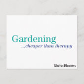 Billiger als Therapie Postkarte (Vorderseite)