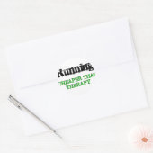 Billiger als Therapie Runder Aufkleber (Umschlag)