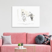 Billiger Leinenprint Leinwanddruck (Insitu (Wohnzimmer))