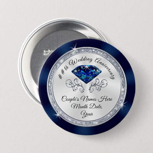 Billiger Spinell-Edelstein-22. Button (Vorne & Hinten)