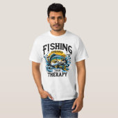 Billigerer Fischfang als Therapie T-Shirt (Vorne ganz)